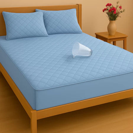 Jogo de Cama Impermeável Premium – Capa + 2 Fronhas