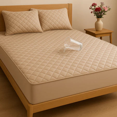 Jogo de Cama Impermeável Premium – Capa + 2 Fronhas