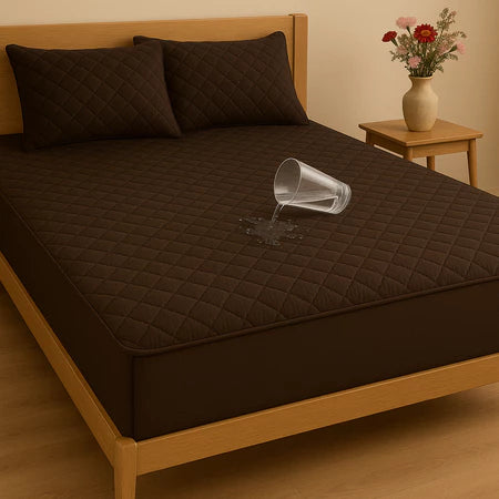 Jogo de Cama Impermeável Premium – Capa + 2 Fronhas