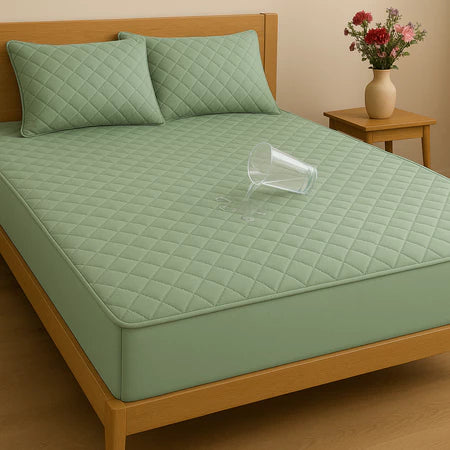 Jogo de Cama Impermeável Premium – Capa + 2 Fronhas
