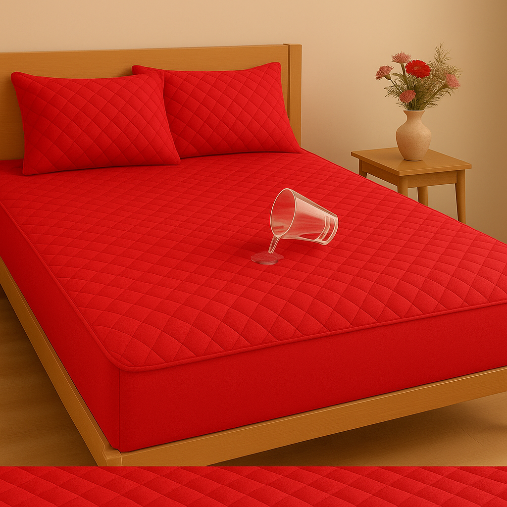 Jogo de Cama Impermeável Premium – Capa + 2 Fronhas