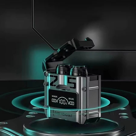 Fone Bluetooth M25 Pro™ – Som 9D + Case PowerBank com LED