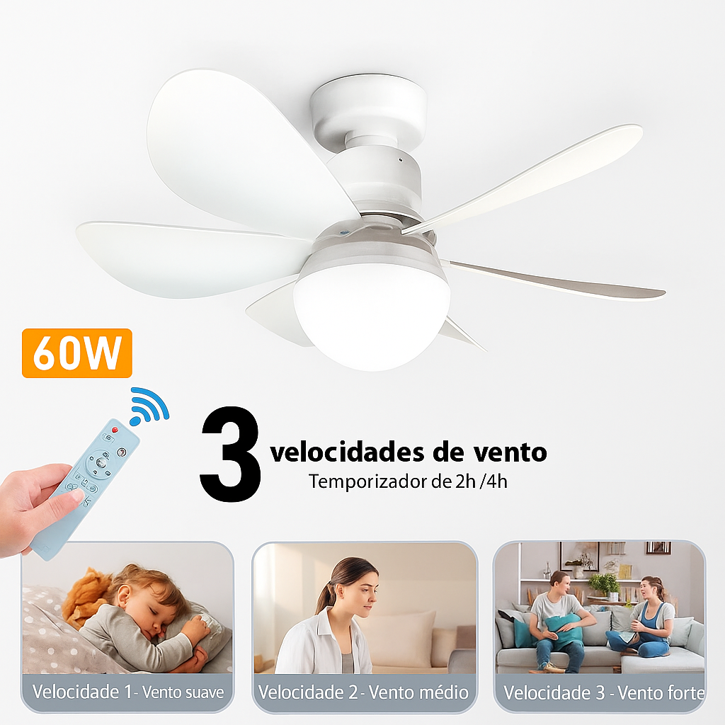 Ventilador de Teto Inteligente