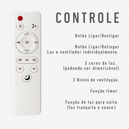 Ventilador de Teto Inteligente