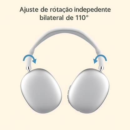 Fone de Ouvido Bluetooth Sem Fio P9 Air – Conforto, Estilo e Som de Qualidade