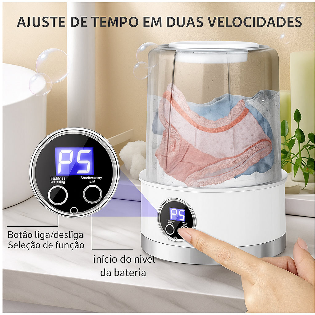 Mini Lavadora Portátil