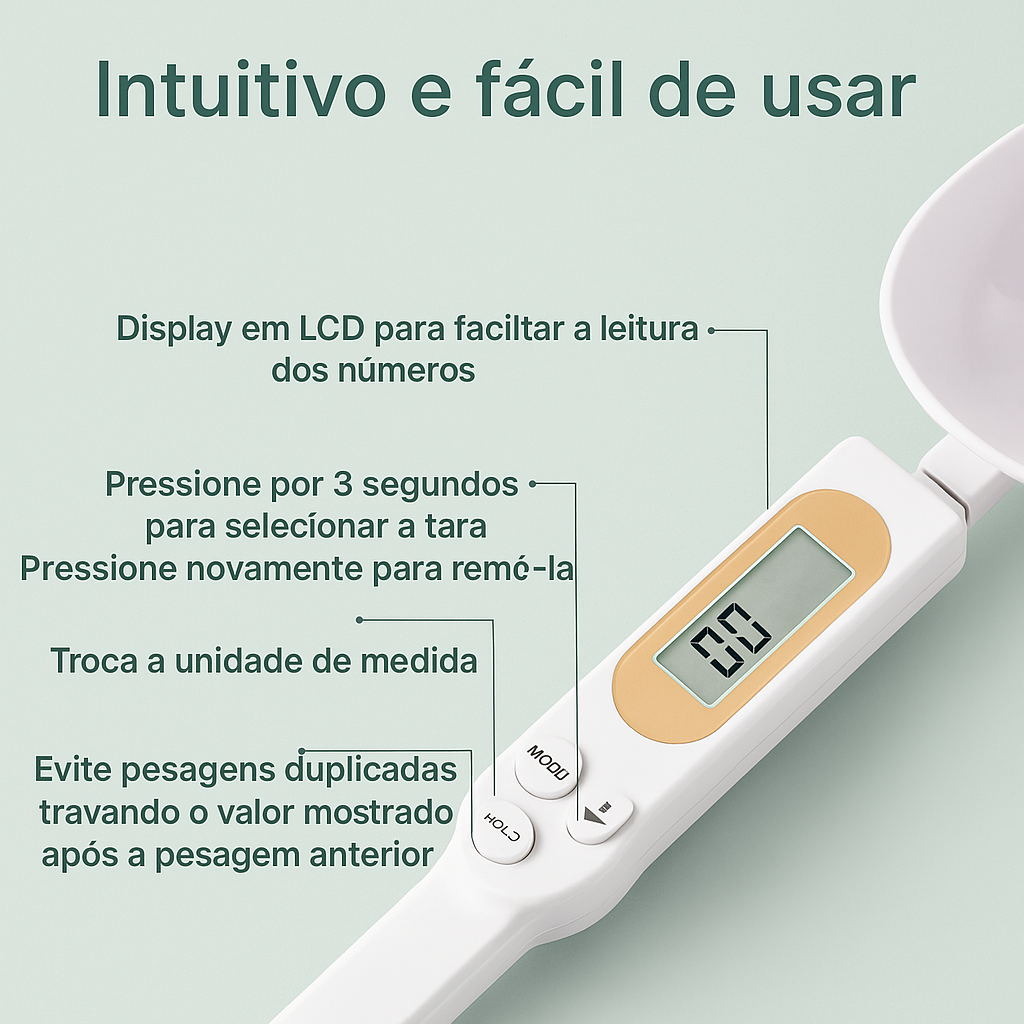 Colher Digital Medidora