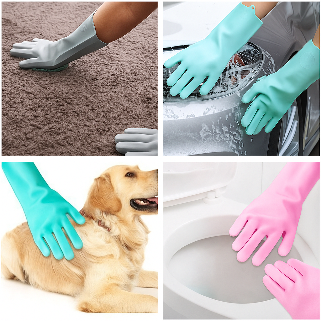 Luva de Silicone Multiuso
