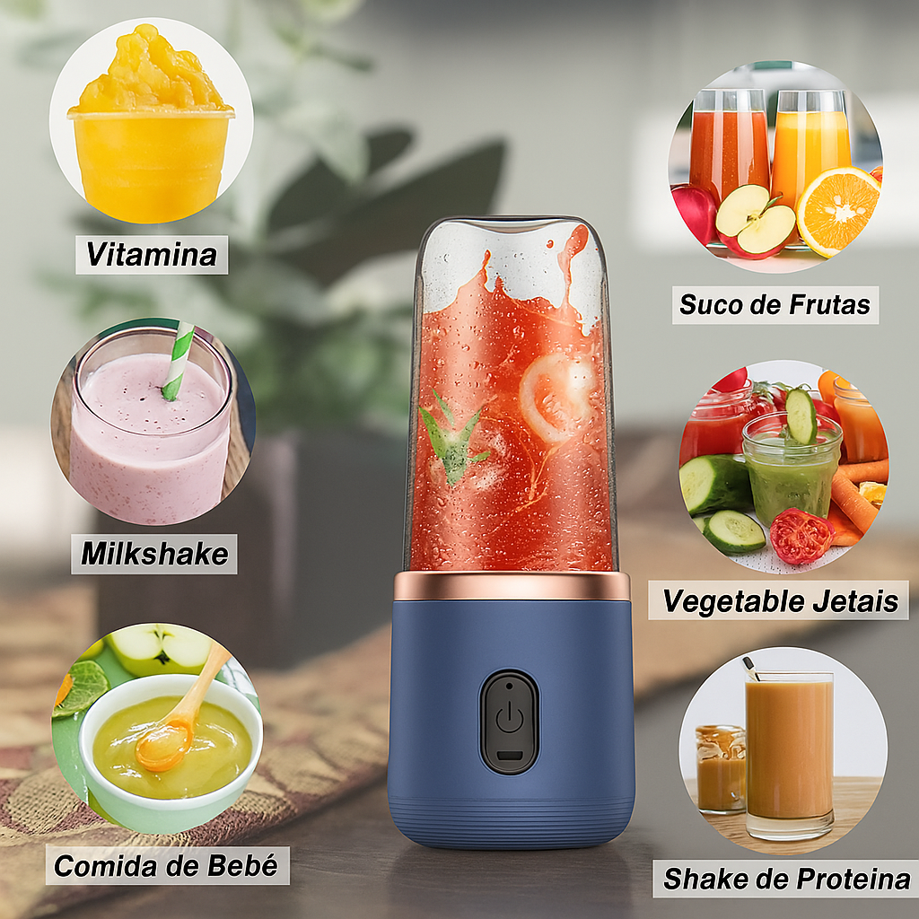 Copo Liquidificador Portátil