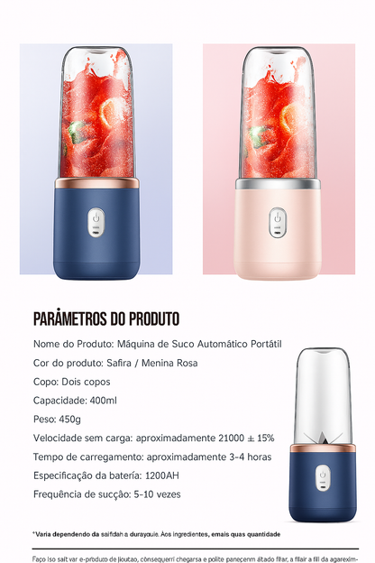 Copo Liquidificador Portátil