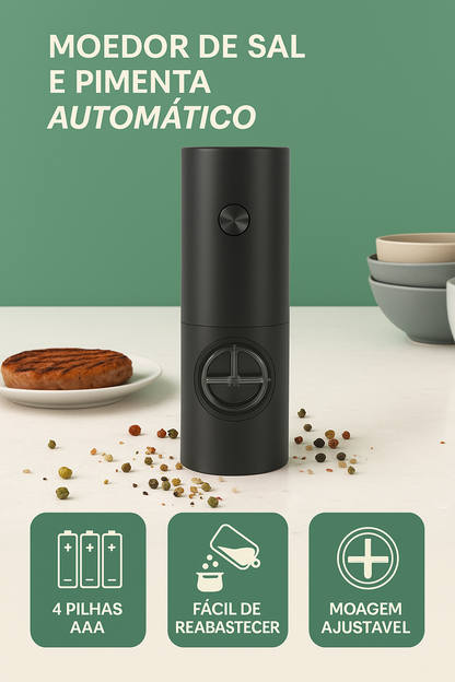 Moedor Elétrico de Sal e Pimenta