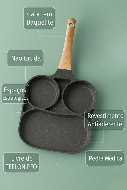 Frigideira Antiaderente 3 em 1